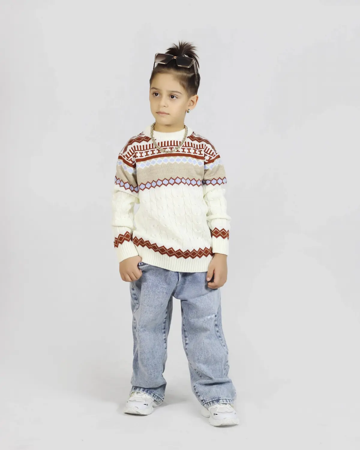 پلیور ژاکارد کد 8302 - محصول ویژه کیدونیت